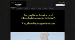 Desktop Screenshot of nativeexplorers.org