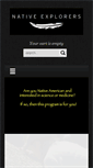 Mobile Screenshot of nativeexplorers.org